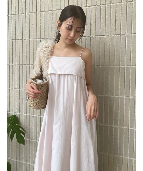 ギャザーキャミワンピース 予めご了承ください
