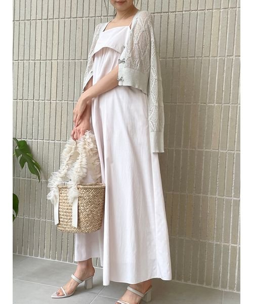 ギャザーキャミワンピース 予めご了承ください