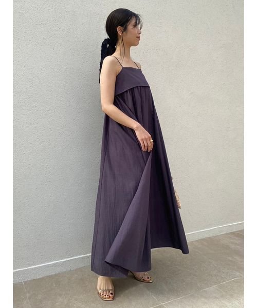 ギャザーキャミワンピース 予めご了承ください