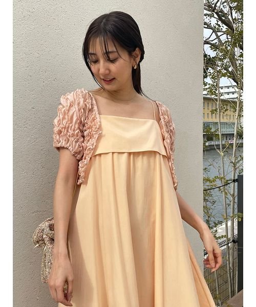 ギャザーキャミワンピース 予めご了承ください