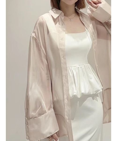 ペプラムビスチェ&Iラインスカートセット 予めご了承ください 総丈 ウエスト ヒップ 裾幅