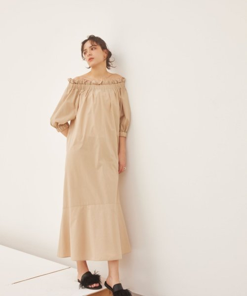 ＜EMMEL REFINES＞EM バックリボン オフショル ワンピース ワンピース・ドレス S1298040610(10010円)