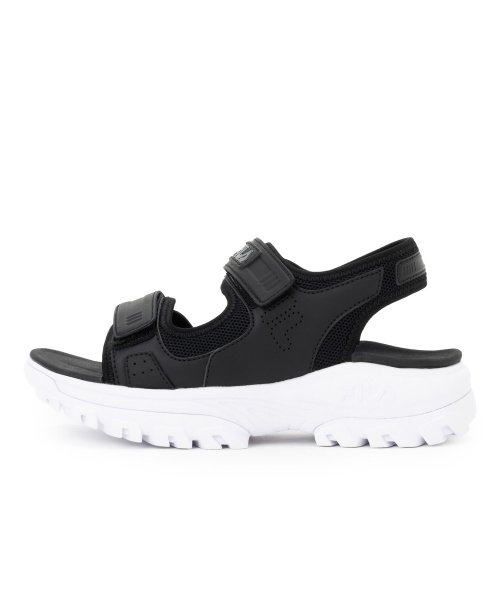 FILA（Shoes）(フィラ（シューズ）)/TRACER SANDAL F/トレーサー サンダル F  厚底軽量レディースカジュアルサンダル  / ブラック/img06