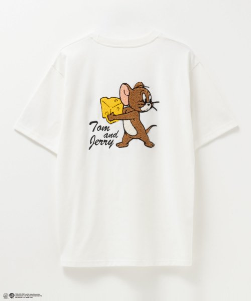 MAC HOUSE(men)(マックハウス（メンズ）)/Tom and Jerry ジェリー タフィー サガラ刺繍Tシャツ 152148065－6/img08