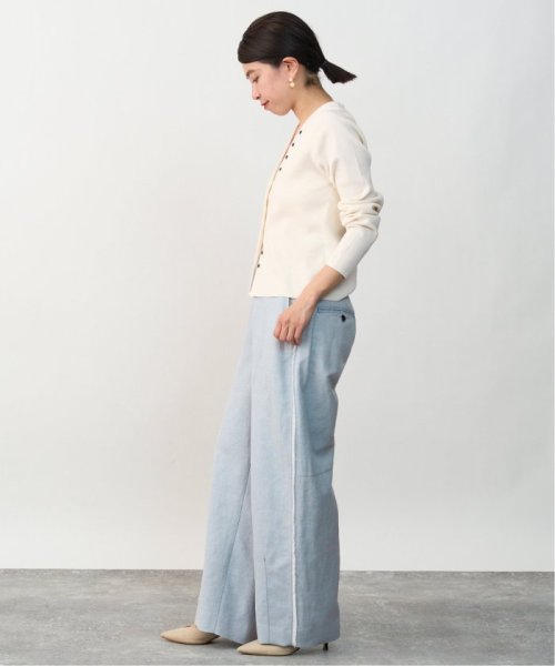 シャークスキンフリンジカーブパンツ ホコモモラ/起毛レースワイドパンツ NA1637316198(12650円)