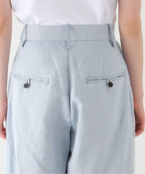 シャークスキンフリンジカーブパンツ ホコモモラ/起毛レースワイドパンツ NA1637316198(12650円)