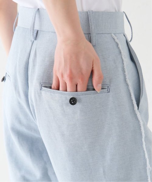 シャークスキンフリンジカーブパンツ ホコモモラ/起毛レースワイドパンツ NA1637316198(12650円)