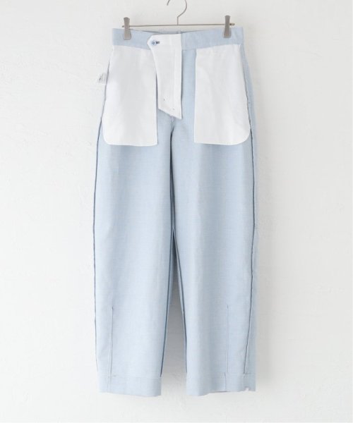 シャークスキンフリンジカーブパンツ ホコモモラ/起毛レースワイドパンツ NA1637316198(12650円)