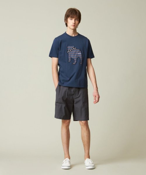 J.PRESS MENS(J．プレス　メンズ)/【UNISEX】ファブリックワッペンブルドックTシャツ/img06