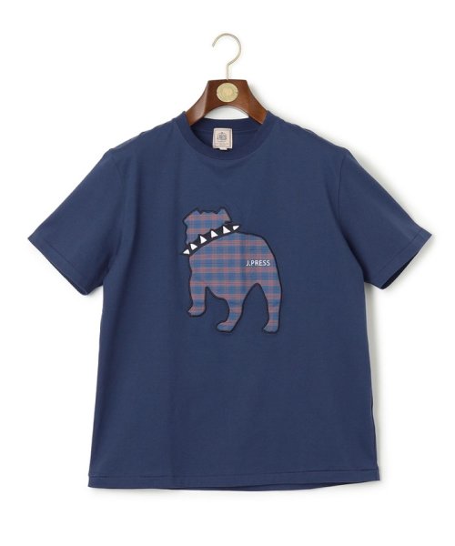 J.PRESS MENS(J．プレス　メンズ)/【UNISEX】ファブリックワッペン バックブルTシャツ/img08