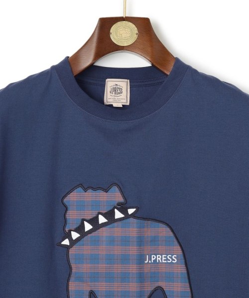 J.PRESS MENS(J．プレス　メンズ)/【UNISEX】ファブリックワッペンブルドックTシャツ/img10