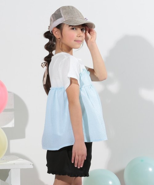 SHOO・LA・RUE(Kids) (シューラルーキッズ)/メッシュレースアップCAP/img02