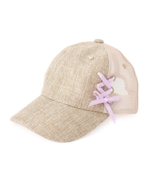 SHOO・LA・RUE(Kids) (シューラルーキッズ)/メッシュレースアップCAP/img04