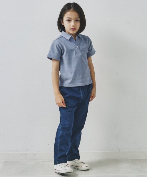 THE SHOP TK（KID）(ザ　ショップ　ティーケー（キッズ）)/【110－150/パパとおそろい】カノコポロシャツ/img02