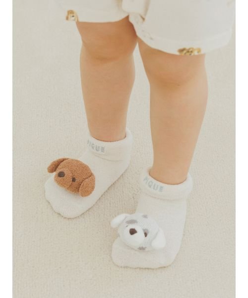 gelato pique Kids＆Baby(gelato pique Kids＆Baby)/【BABY】エアモコDOGソックス/img01