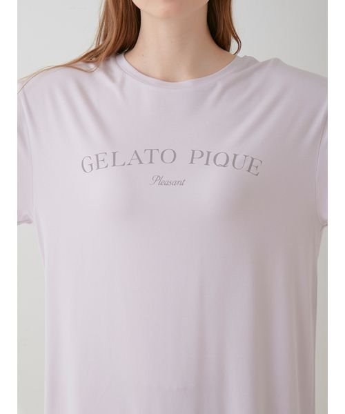gelato pique(gelato pique)/フェミニンロゴTシャツ/img10
