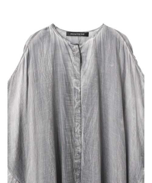 mizuiro ind ピグメントダイバックギャザーワンピース mizuiro ind