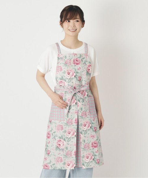  LAURA ASHLEY(ローラアシュレイ)/【GIFTにおすすめ】ワイルド ローズ柄 エプロン/img05