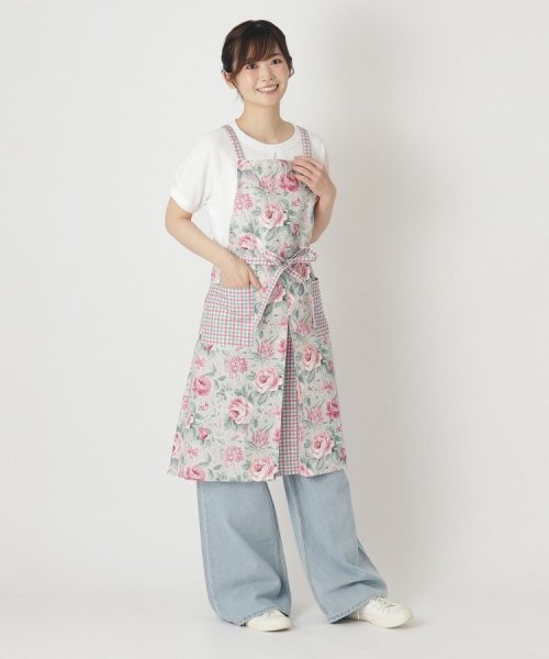  LAURA ASHLEY(ローラアシュレイ)/【GIFTにおすすめ】ワイルド ローズ柄 エプロン/img06