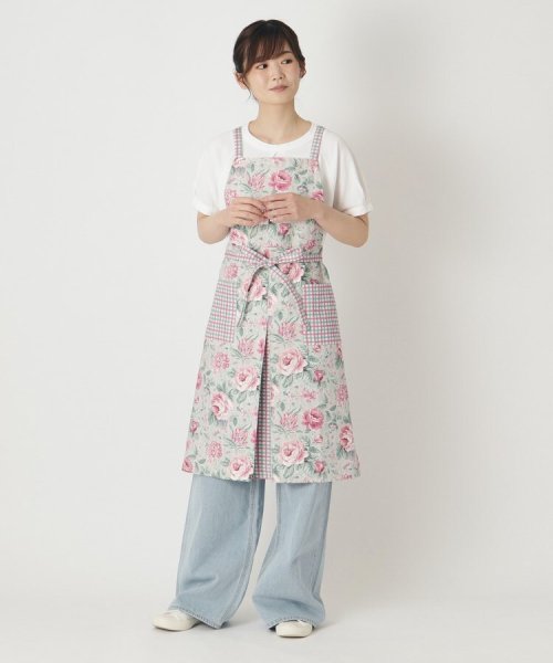  LAURA ASHLEY(ローラアシュレイ)/【GIFTにおすすめ】ワイルド ローズ柄 エプロン/img07