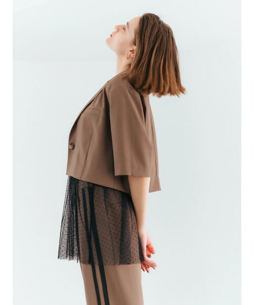 5分袖クロップドジャケット 人気・おすすめ｜売れ筋商品・話題商品におすすめ コスパ重視 安心配送 スピーディーにお届け