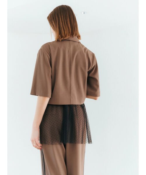 5分袖クロップドジャケット 人気・おすすめ｜売れ筋商品・話題商品におすすめ コスパ重視 安心配送 スピーディーにお届け