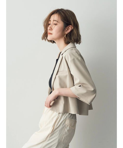 5分袖クロップドジャケット 人気・おすすめ｜売れ筋商品・話題商品におすすめ コスパ重視 安心配送 スピーディーにお届け