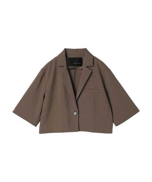 5分袖クロップドジャケット 人気・おすすめ｜売れ筋商品・話題商品におすすめ コスパ重視 安心配送 スピーディーにお届け