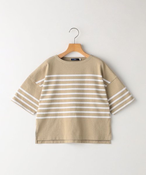 SHIPS KIDS(シップスキッズ)/SHIPS KIDS:100～170cm / パネル ボーダー 半袖 TEE/img46