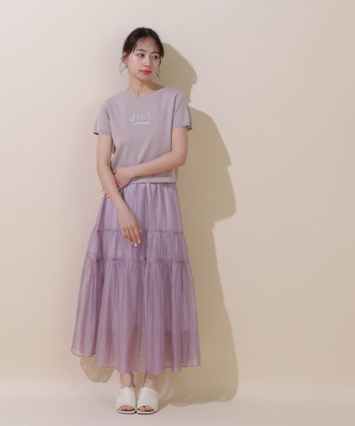 JILL by JILL STUART(ジル バイ ジル スチュアート)/◇シアーシャイニーボリュームスカート/img54