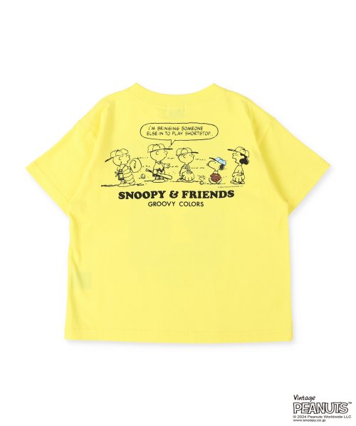 GROOVY COLORS(グルービーカラーズ)/SNOOPY BASEBALL Tシャツ/img03