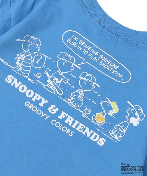 GROOVY COLORS(グルービーカラーズ)/SNOOPY BASEBALL Tシャツ/img08