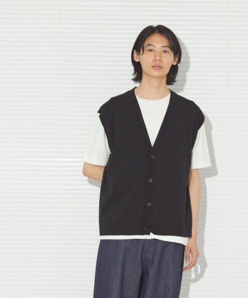 MACKINTOSH PHILOSOPHY(マッキントッシュ フィロソフィー)/GREY LABEL リネンミックスニットベスト/img01