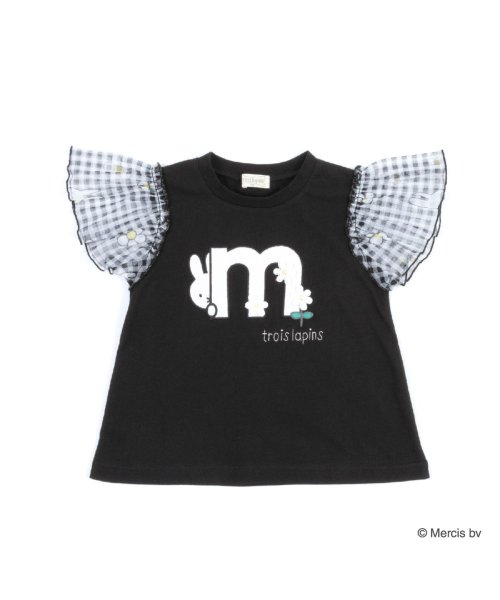 troislapins(トロワラパン)/troislapins(トロワラパン)miffy/ミッフィーコラボ 袖チュール半袖Tシャツ(100～130)/img19