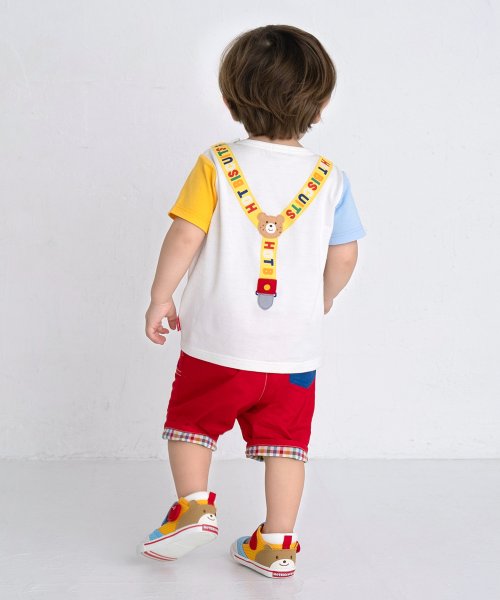 サスペンダー だまし絵 半袖Tシャツ(505937659) | ミキハウス  