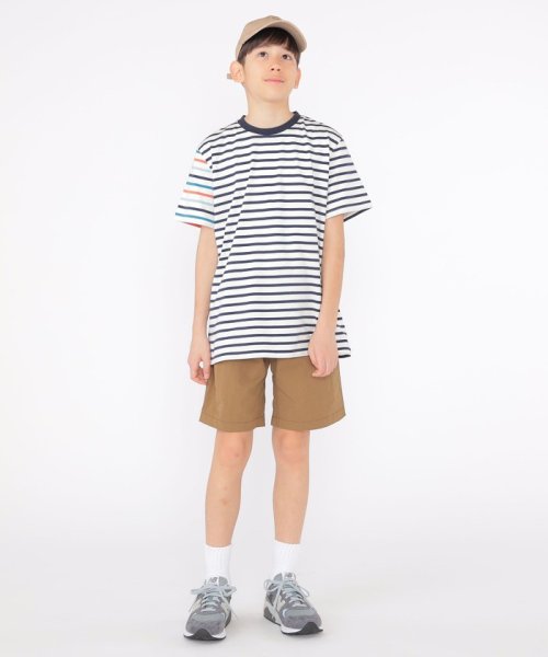 SHIPS KIDS(シップスキッズ)/SHIPS KIDS:140～160cm / オーガニック コットン ボーダー TEE/img09