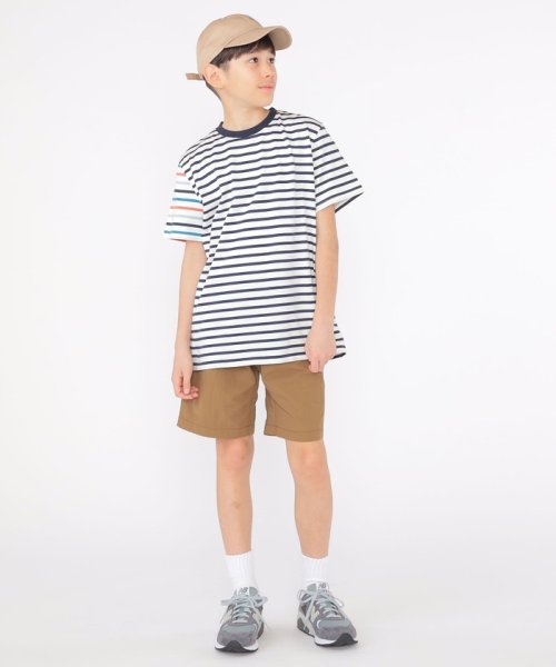 SHIPS KIDS(シップスキッズ)/SHIPS KIDS:140～160cm / オーガニック コットン ボーダー TEE/img10