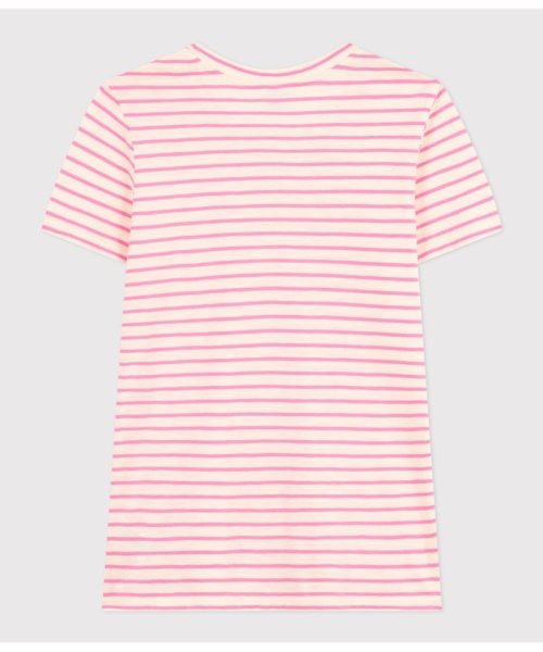 PETIT BATEAU(プチバトー)/ボーダーライトジャージ半袖Ｔシャツ/img04