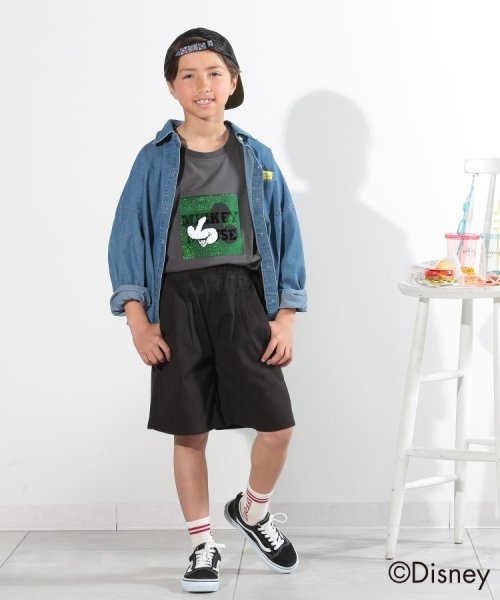 SHOO・LA・RUE(Kids) (シューラルーキッズ)/【DISNEY】スパンコール刺繍Tシャツ/img22