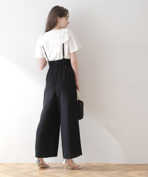 Couture Brooch(クチュールブローチ)/【接触冷感/UV】肩リボンフレアーTシャツ/img53