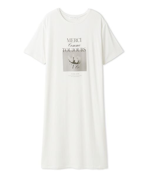 SNIDEL HOME(SNIDEL HOME)/ブーケフォトTシャツワンピース/img10