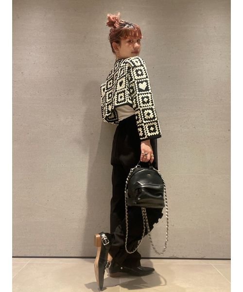 サイドフリルワイドパンツ 予めご了承ください