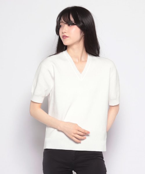 セオリーリュクス◇4.2万◇上質ケーブル◇編み込みフード付ニット 忙しく 