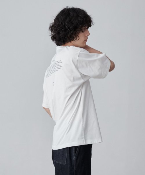 coen(coen)/【WELLTECT】メッセージロゴプリントTシャツ（WEB限定カラー）/img03