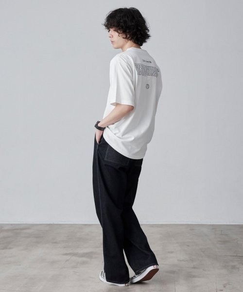 coen(coen)/【WELLTECT】メッセージロゴプリントTシャツ（WEB限定カラー）/img04