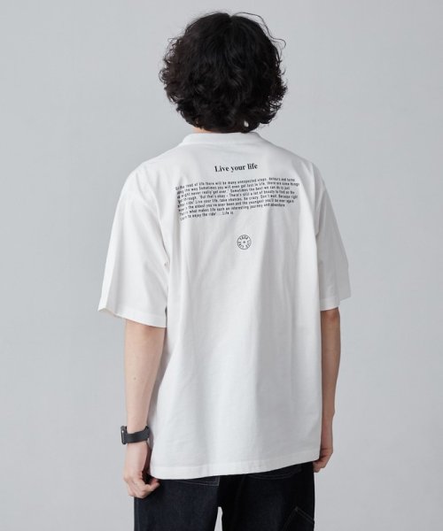 coen(coen)/【WELLTECT】メッセージロゴプリントTシャツ（WEB限定カラー）/img05