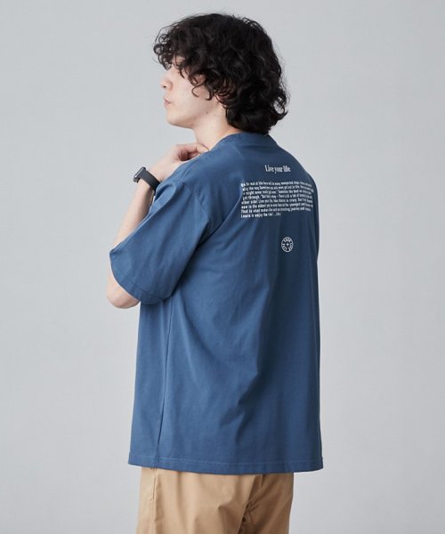 coen(coen)/【WELLTECT】メッセージロゴプリントTシャツ（WEB限定カラー）/img12