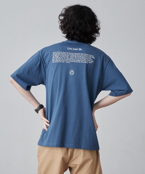 coen(coen)/【WELLTECT】メッセージロゴプリントTシャツ（WEB限定カラー）/img14