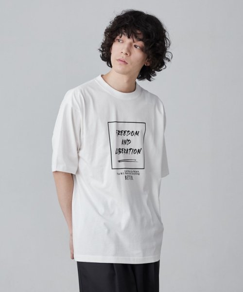 coen(coen)/【WELLTECT】boxロゴプリントTシャツ（WEB限定カラー）/img01