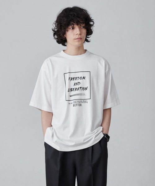 coen(coen)/【WELLTECT】boxロゴプリントTシャツ（WEB限定カラー）/img03